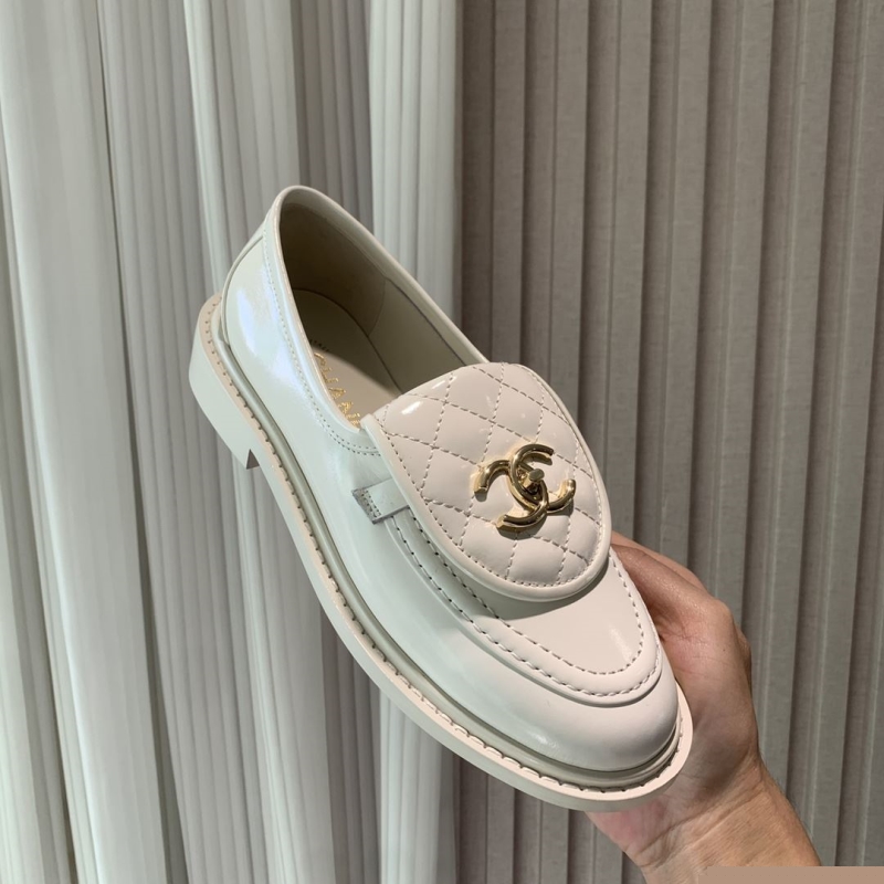 Ch*el leather shoes